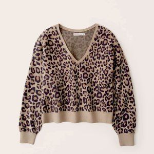Abercrombie & Fitch Puff Sleeve Sweater
